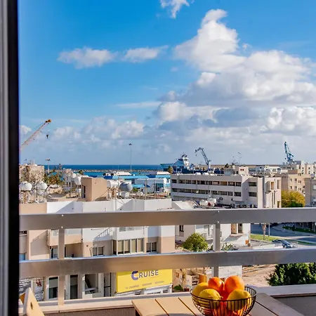 Apartment Telmar - Harbour View From The Veranda Larnaka
